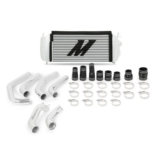 Picture of Mishimoto 15 - 17 Ford F - 150 EcoBoost 2.7L Silver Performance Intercooler Kit w Polished Pipes