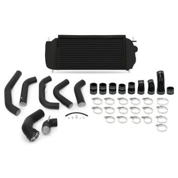 Picture of Mishimoto 15 - 16 Ford F - 150 EcoBoost 3.5L Black Performance Intercooler Kit w Black Pipes