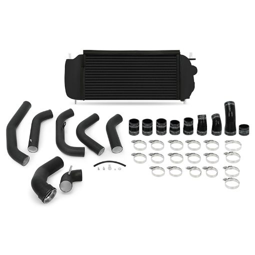 Picture of Mishimoto 15 - 16 Ford F - 150 EcoBoost 3.5L Black Performance Intercooler Kit w Black Pipes