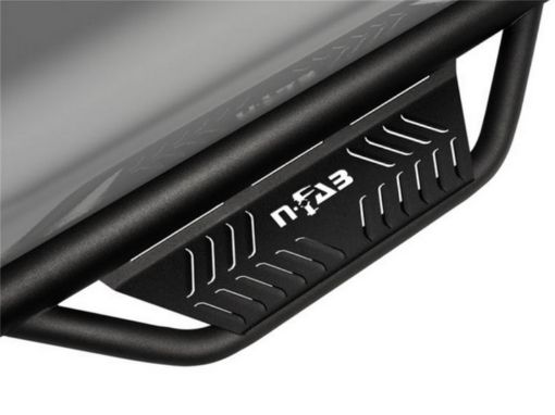 Picture of N - Fab Podium LG 15.5 - 17 Dodge Ram 1500 Quad Cab 6.4ft Standard Bed - Tex. Black - Bed Access - 3in