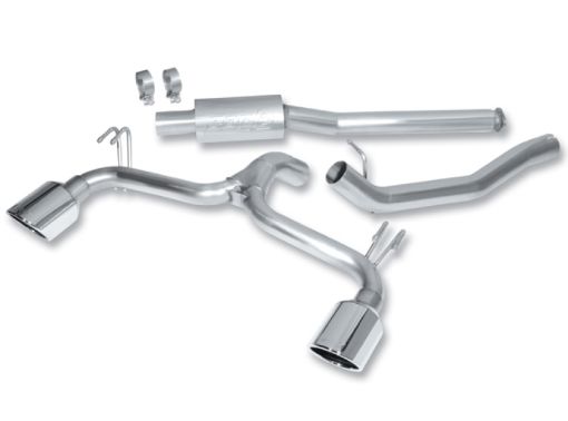 Picture of Borla 09 - 15 Mitsubishi Lancer Ralliart 2.0L 4cyl MT 6spd AWD Catback Exhaust