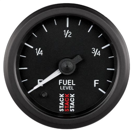 Picture of Autometer Stack Instruments 52mm 0 - 280 Ohm Programmable Pro Stepper Motor Fuel Level Gauge - Black