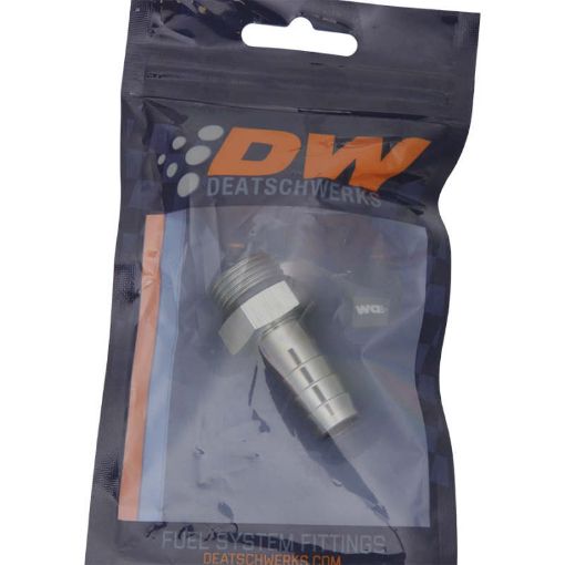 Picture of DeatschWerks 8AN ORB Male To 12in. Male Triple Barb Fitting (Incl. O - Ring)