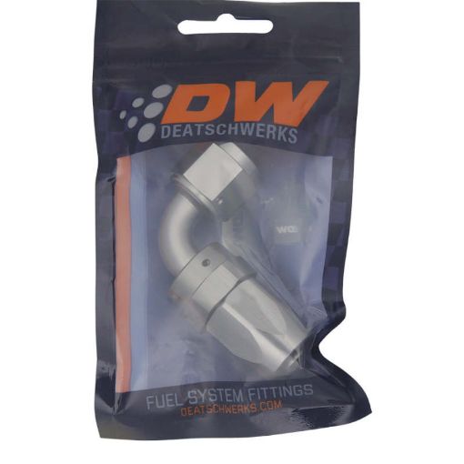 Picture of DeatschWerks 8AN Female Swivel 90 - Degree Hose End CPE