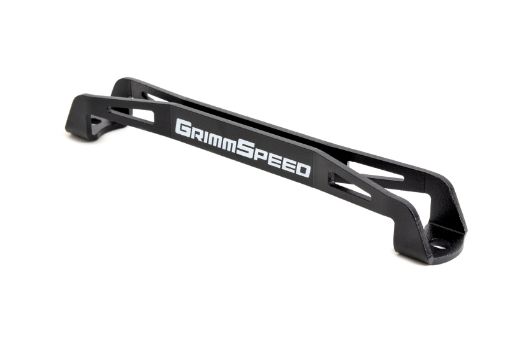 Picture of GrimmSpeed 08 - 18 Subaru WRXSTI Lightweight Battery Tie Down - Black