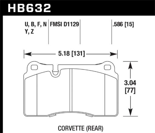 Picture of Hawk 2005 Aston Martin DB9 LTS Street Front Brake Pads
