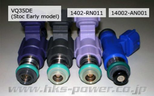 Picture of HKS 350z 370z G35 G37 Top Feed High Impedance 545cc Fuel Injector (Only One Injector)