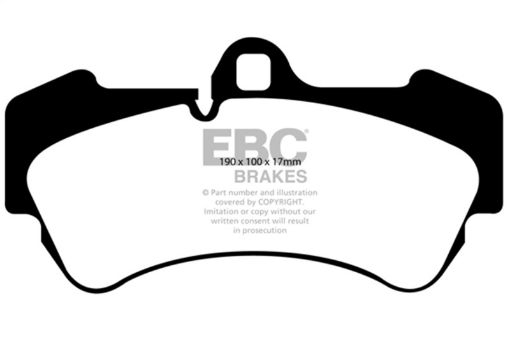 Picture of EBC 04 - 06 Porsche Cayenne 3.2L Bluestuff Front Brake Pads