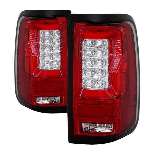 Picture of Spyder Ford F150 04 - 08 Styleside Tail Light V2 - LED - Red Clear ALT - YD - FF15004V2 - LBLED - RC