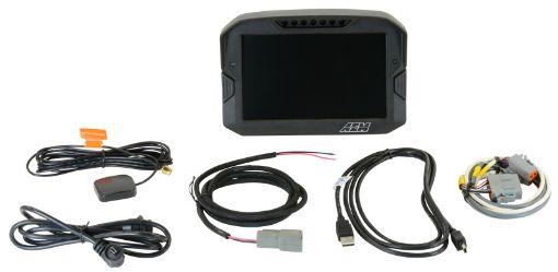 Picture of AEM CD - 7 Logging GPS Enabled Race Dash Carbon Fiber Digital Display wo VDM (CAN Input Only)