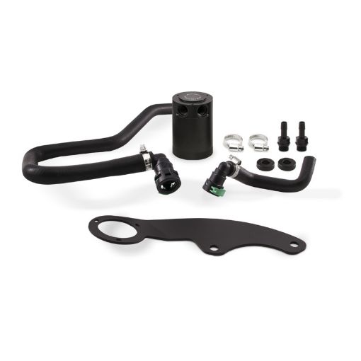 Picture of Mishimoto 11 - 14 Ford Mustang GT Baffled Oil Catch Can Kit - Black