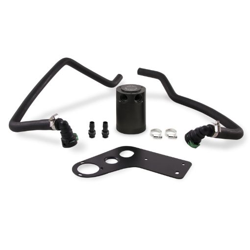 Picture of Mishimoto 2015 Ford Mustang GT Baffled Oil Catch Can Kit - Black