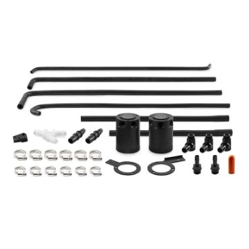 Picture of Mishimoto 08 - 14 Subaru WRX Baffled Oil Catch Can Kit - Black