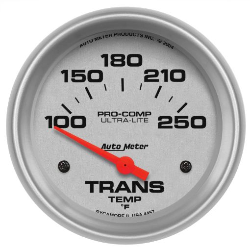 Picture of Autometer Ultra - Lite 2 - 58in 100 - 250 Deg Electric Transmission Temp Ultra Lite Gauge