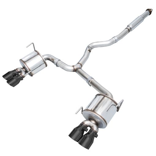 Picture of AWE Tuning Subaru STI VA WRX GV STI GV Sedan Touring Edition Exhaust - Diamond Black Tip (102mm)