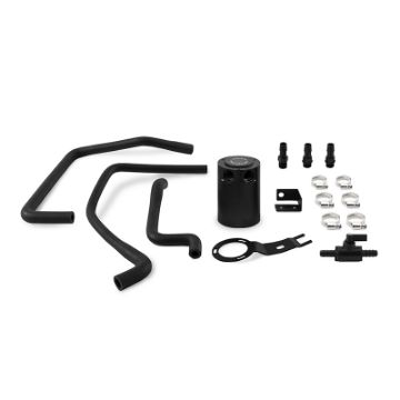 Picture of Mishimoto 2016 Mazda Miata Baffled Oil Catch Can Kit - Black