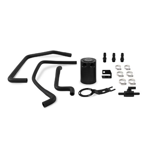 Picture of Mishimoto 2016 Mazda Miata Baffled Oil Catch Can Kit - Black