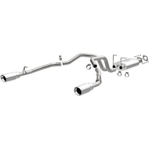 Picture of MagnaFlow 2019 Ram 1500 V8 5.7L (Excl. Tradesman) Polished 3in 409SS Cat - Back Exhaust System