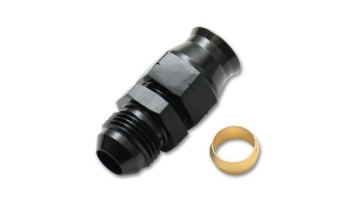 Picture of Vibrant - 10AN Male to .625in Tube Adapter Fitting (wBrass Olive Insert)