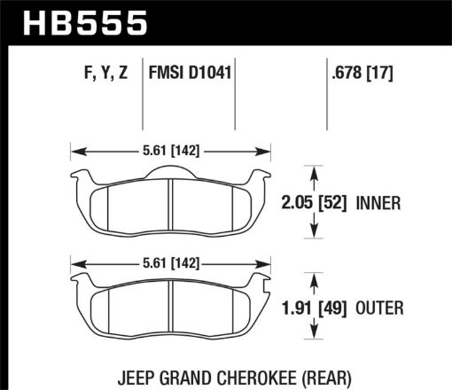Picture of Hawk 06 - 10 Jeep Commander 05 - 10 Grand Cherokee 05 - 10 Armada 04 Pathfinder 04 - 10 Tital 5.6L