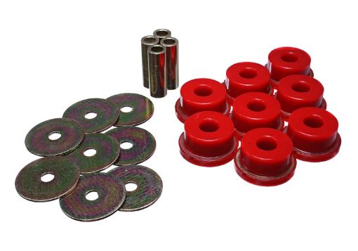 Picture of Energy Suspension 05 - 09 Subaru Legacy Rear Subframe Bushing Set - Red