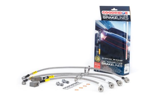 Picture of Goodridge 17 - 21 Honda Civic Type - R (FK8) Stainless Steel Brake Line Kit