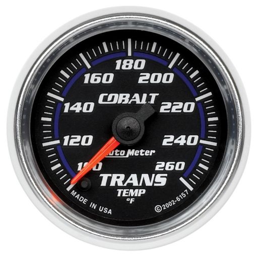 Picture of Autometer Cobalt 52mm 100 - 260 Deg F Electronic Trans Temp Gauge