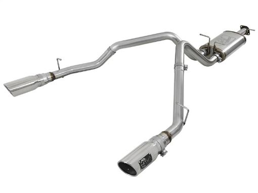Picture of aFe MACH Force - Xp 3in 409 SS Cat - Back Exhaust 2019 RAM 1500 V8 - 5.7L w Polished Tip