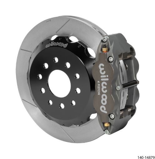 Picture of Wilwood Narrow Superlite 4R Rear Kit 12.88in Slotted Rotor Anodized 88 - 96 Chevy Corvette C4