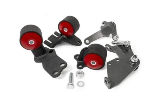 Picture of Innovative 88 - 91 Civic B - Series Black Steel Mounts 60A Bushings wo Actuator