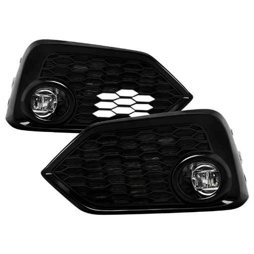 Picture of Spyder 16 - 17 Honda Civic Hatchback (Hatch Only) OEM LED Fog Light wSwitch - Clear (FL - HC2017 - LED - C)