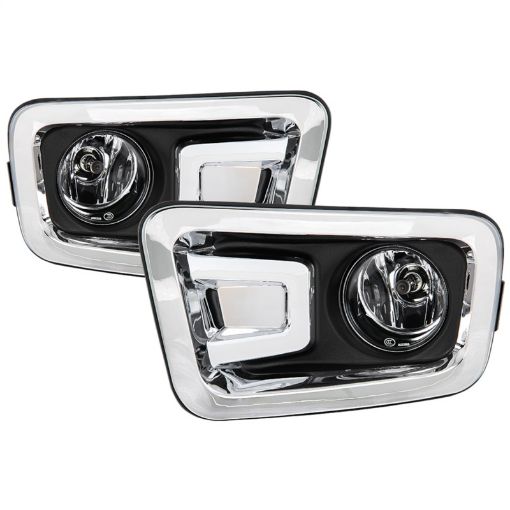 Picture of Spyder 16 - 18 Nissan Titan (wo Auto Headlight) OEM Style Fog Lights wSwitch - Clear (FL - NT16 - C)