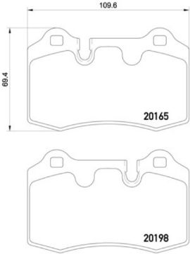 Picture of Hella 05 - 14 Aston Martin DB9 Rear Brake Pad Set