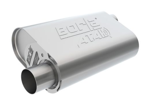 Picture of Borla CrateMuffler BB Mopar 383413426440 ATAK 2.5in OffsetOffset 14inx4.35inx9in Oval Muffler