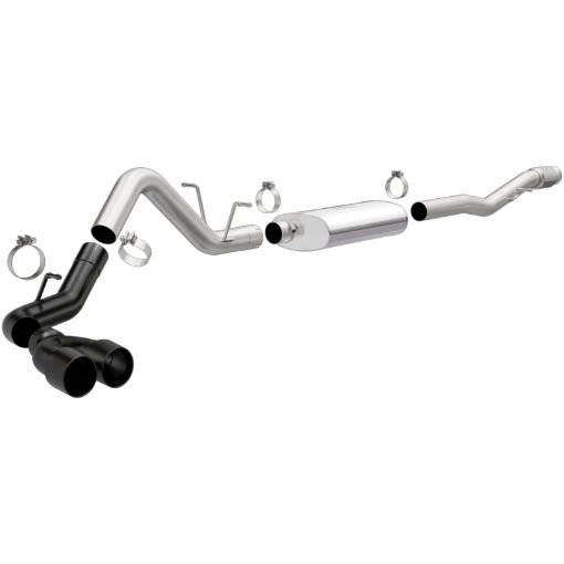 Picture of MagnaFlow CatBack 14 - 18 GMC Sierra 1500 V8 - 6.2L Polished Stainless Exhaust w Black Coated Tips