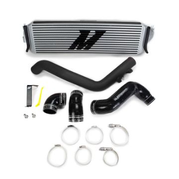 Picture of Mishimoto 2017 Honda Civic Type R Performance Intercooler Kit - Silver Core Black Piping