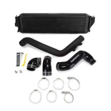 Picture of Mishimoto 2017 Honda Civic Type R Intercooler Kit - Black Intercooler Black Pipes
