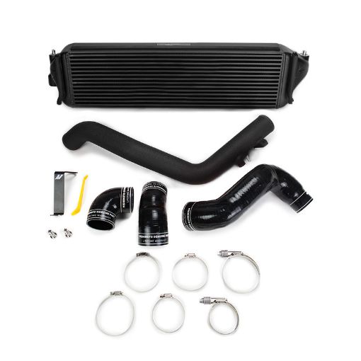 Picture of Mishimoto 2017 Honda Civic Type R Intercooler Kit - Black Intercooler Black Pipes