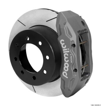 Picture of Wilwood TX6R Rear Kit 15.50in Gray Hard Anodize w Lines 13 - 17 Ford F250F350 4WD