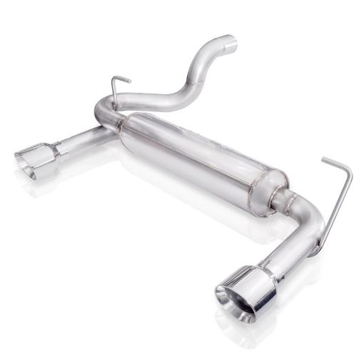Picture of Stainless Works 2018 Jeep Wrangler JL 304SS Factory Connect 2.5in Axle Back Exhaust System