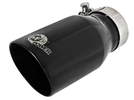 Picture of aFe MACH Force - Xp Universal 409 SS Single - Wall Clamp - On Exhaust Tip - Black