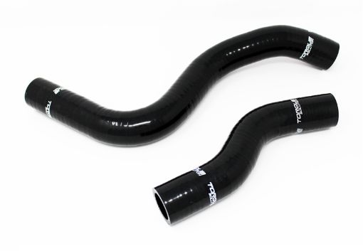 Picture of Torque Solution Silicone Radiator Hose Kit (Black) - 2017 Honda Civic Type - R