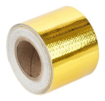 Picture of Torque Solution Gold Reflective Heat Tape Universal 2inx30ft