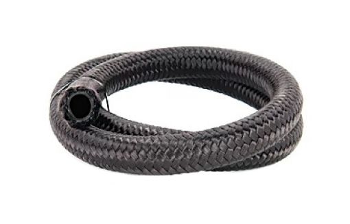 Picture of Torque Solution Nylon Braided Rubber Hose - 10AN 50ft (0.56in ID)