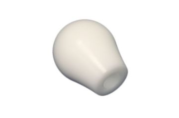 Picture of Torque Solution Delrin Tear Drop Shift Knob (White) Universal 10x1.5