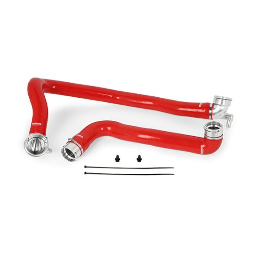 Picture of Mishimoto 11 - 16 Ford 6.7L Powerstroke Red Silicone Hose Kit