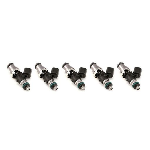 Picture of Injector Dynamics ID1300X Injectors - 48mm Length - 14mm Top - 14mm Lower (Set of 5)