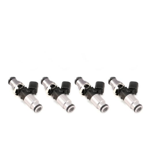 Picture of Injector Dynamics ID1300X Injectors - 14mm Top Adapter (Grey) - 14mm (Silver) Lower O - Ring - Set Of 4