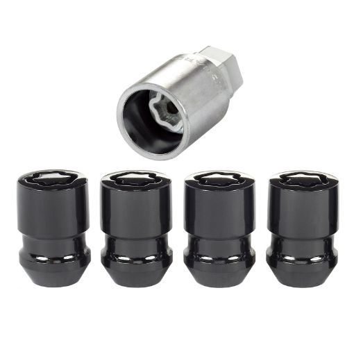 Picture of McGard Wheel Lock Nut Set - 4pk. (Cone Seat) 12 - 20 34 1316 Dual Hex 1.28in. Length - Black