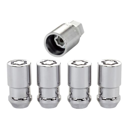 Picture of McGard Wheel Lock Nut Set - 4pk. (Cone Seat) 12 - 20 34 1316 Dual Hex 1.66in. Length - Chrome